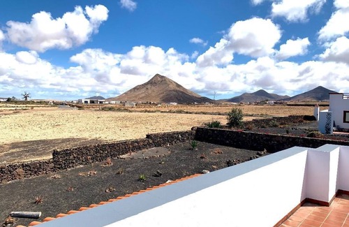 Tindaya House | Relax in Tranquil Tindaya with Heated Pool and Great Views