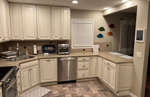 Sister Lakes House | Relax Lakefront-Stunning Lake Views in Popular Sister Lakes! Private Sand Beach!
