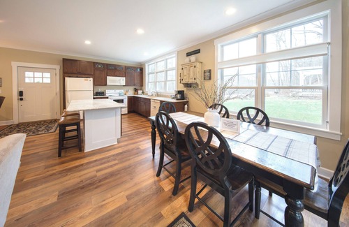 Loudonville House | Relax Mohican Riverside ~ stunning Views~ hot tub ~ wifi