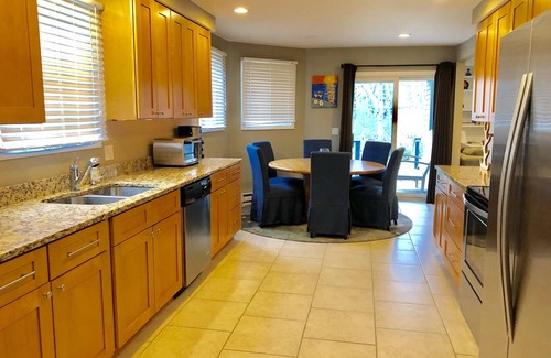 Lagoon Heights House | Relax & Renew at Luxury Villa with Heated Pool & Hot Tub,Tennis,Bikes,Firepit!