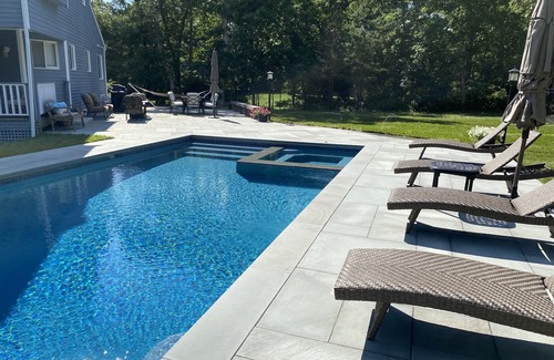 Lagoon Heights House | Relax & Renew at Luxury Villa with Heated Pool & Hot Tub,Tennis,Bikes,Firepit!