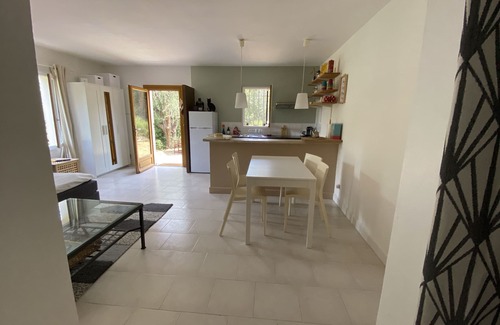 Les Maillans Apartment | Relax to the sound of cicadas in this peaceful oasis surrounded by olive trees.