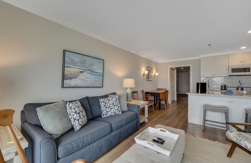 Boyne City Condo | Relax & Unwind | Lake Charlevoix Views | Private Patio + Beach | Fireplace |
