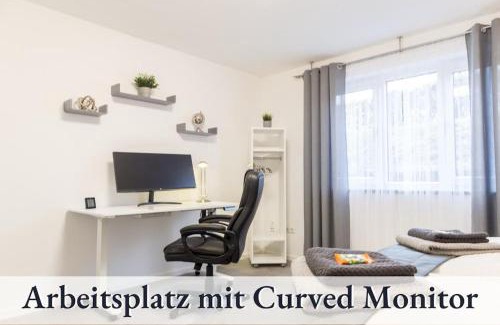 Bergerhausen Apartment | RelaxApartment 15 Massagesessel SmartTV Küche