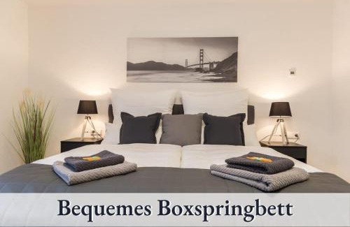 Bergerhausen Apartment | RelaxApartment 15 Massagesessel SmartTV Küche