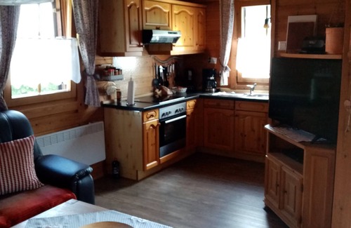 Viechtach House | Relaxation in a log cabin with 2 bedrooms for up to 5 people