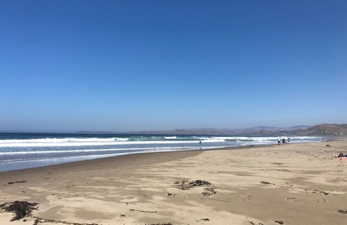 Morro Bay Apartment | Relaxing Bed and Bathroom with private entrance. Short walk to beach!
