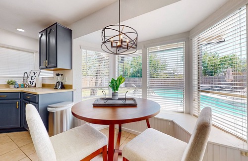 Round Rock House | Relaxing retreat with a private pool, pool spa, washer/dryer, & central AC