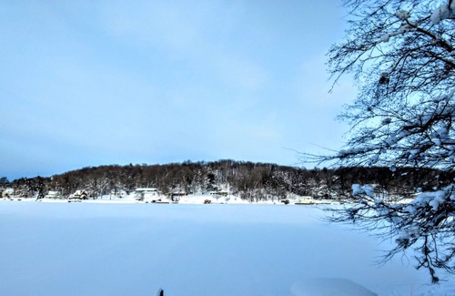 Findley Lake Cottage | REllaxInn: A Quiet 3BR/2.5BA Lakeside Cottage with Dock in Findley Lake