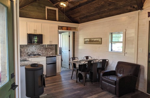 Dubois Cabin | Remodeled Cabin on 40 private acres of Wind River frontage with R/V hookup.n