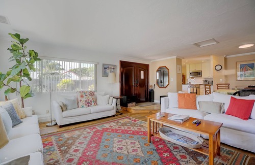 Santa Barbara House | Remodeled clean quiet Family Retreat w/AC & Fire-Pit - Long or Short Term Stays