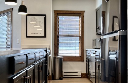 Historic District Condo | REMODELED Cozy Mountain Modern Ski-in 1 block to Heart of BreckenridgenHot Tubs
