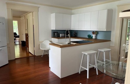 Yarmouth Port House | Remodeled historic Captains home w/fireplaces, large yard, 5 mins walk to beach