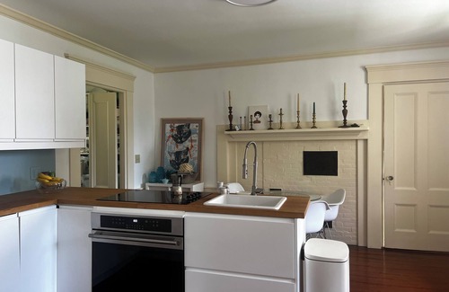 Yarmouth Port House | Remodeled historic Captains home w/fireplaces, large yard, 5 mins walk to beach