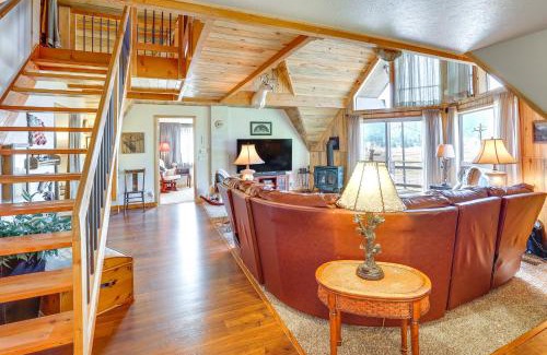 Elk City House | Remote Elk City Escape with Decks and Mtn Views!