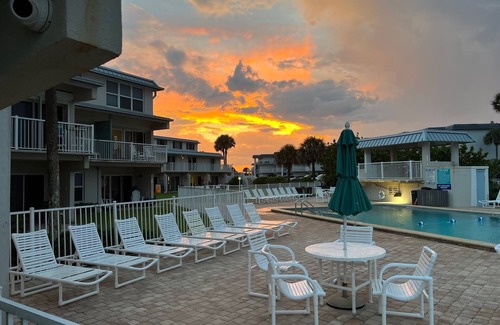 New Smyrna Beach Condo | RENOVATED 1st FLOOR DIRECT OCEANFRONT CONDO - Just steps from the beach and pool