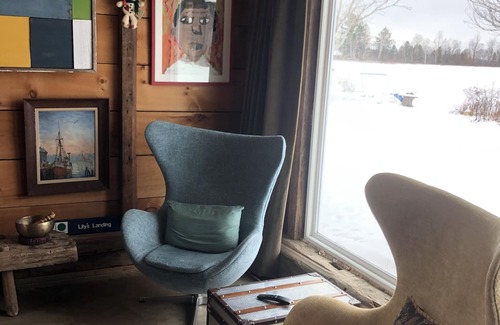 Colebrook House | Renovated Barn 1 King Bed Studio and Entertainment Space