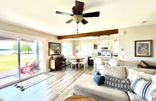 Indian River Cottage | Renovated Beachfront Cottage on Sunset Beach, Burt Lake, Indian River, Michigan