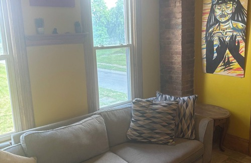 Detroit House | Renovated Church with two bedroom apartment and entertainment space.