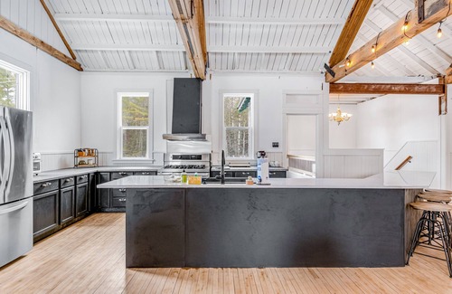 Conover House | Renovated Conover Town Hall on ATV/snowmobile trails with patio, grill, & W/D