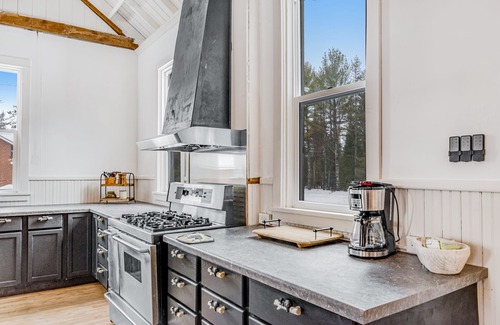 Conover House | Renovated Conover Town Hall on ATV/snowmobile trails with patio, grill, & W/D