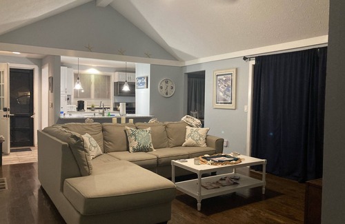 Mews Village House | Renovated Home with heated pool near the beach! Fenced in yard +pet friendly