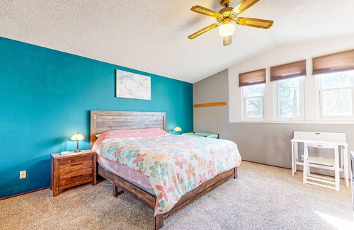 Elk Grove House | Renovated home with private seasonal pool, wood fireplace, patio, & washer/dryer
