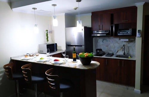 Las Penas Apartment | Renovated Luxury Suite overlooking the Guayas River and all amenities.