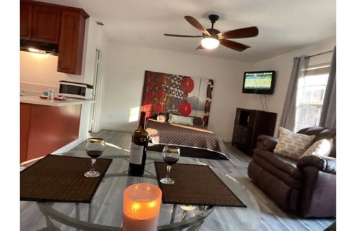 Home Gardens Apartment | Renovated Private Studio/Suite w/Kitchenette Bathroom (Abv Grg)