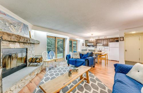 Bromley Mountain Apartment | Renovated Ski-InandSki-Out Peru Condo at Bromley Mtn