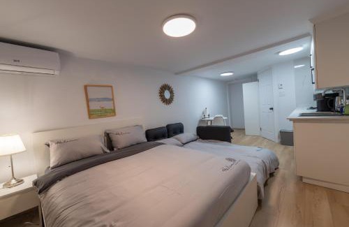 Cote-Des-Neiges—Notre-Dame-De-Grace Apartment | Renovated Studio w Parking Queen Bed and Sofa Bed