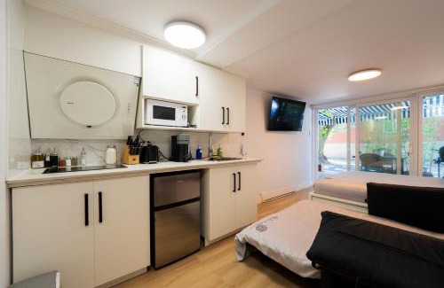 Cote-Des-Neiges—Notre-Dame-De-Grace Apartment | Renovated Studio w Parking Queen Bed and Sofa Bed