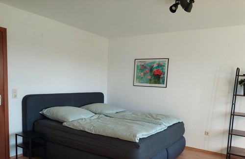 Wilhelmsdorf Apartment | Renovated vacation apartment on Lake Lengenweiler with a view of the countryside
