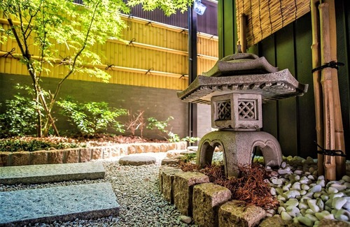 Karasuma House | Rental cypress bath Garden Aotake observation /Kyoto Kyōto
