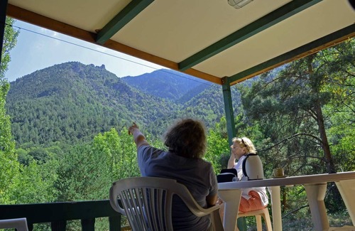 Nyer Ski Chalet | Rentals at our nature campsite with large spring-water swimming pool