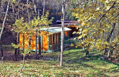 Nyer Ski Chalet | Rentals at our nature campsite with large spring-water swimming pool