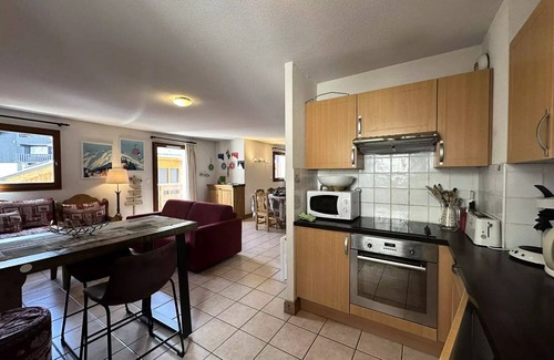 Les Esserts Apartment | Residence Jardin Alpin Bat B - Spacious mountain apartment 4 bedrooms foot slopes