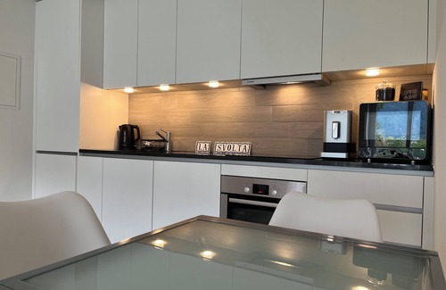 Riazzino Apartment | Residenza La Svolta - Salt Pool & Private Garden