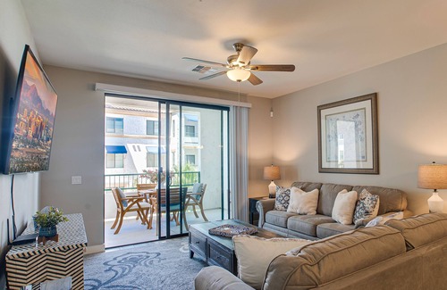 Ocotillo Condo | Resort Living with Water Views at The Cays! Giant Balcony! Small Dog Friendly!