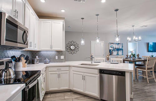 Ocotillo Condo | Resort Living with Water Views at The Cays! Giant Balcony! Small Dog Friendly!