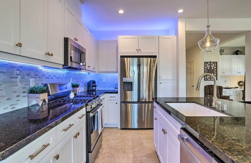 Indio House | Resort Pool & Hot Tub: 55+ Indio Desert Oasis