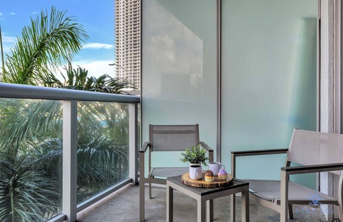 Hallandale Beach Condo | Resort Studio, Balcony with beautiful Views