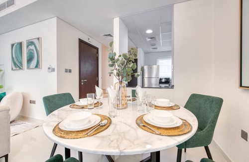 Dubai Ski Chalet | Restful 3BR Townhouse at DAMAC Hills 2 Mimosa by Deluxe Holiday Homes