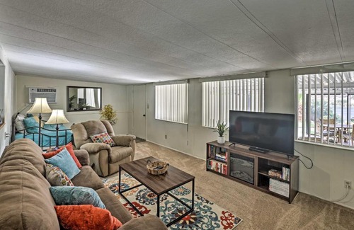 Bullhead City House | Restful Riverfront Retreat with Private Dock and Patio