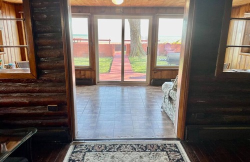 Ida Cabin | Restored historic log cabin and deck on Lake Erie
