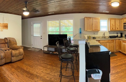 Milan House | Retreat to the peaceful Tennessee countryside. Pet-friendly.
