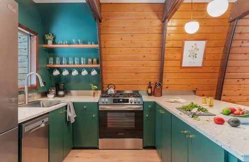 Island Park Cabin | Retro A-Frame w/Hot Tub, Perfect Couple's Getaway