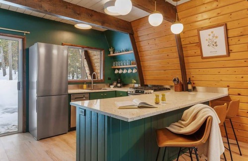 Island Park Cabin | Retro A-Frame w/Hot Tub, Perfect Couple's Getaway