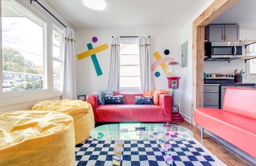 Murfreesboro Apartment | Retro Fun · Pac-Man Arcade · Fenced Yard · MTSU