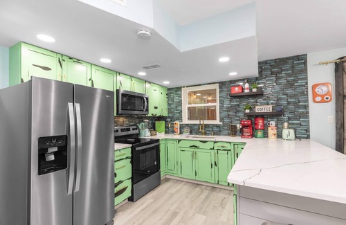 Wright House | Retro Town: Arcade, Pets, and Grill Near Beach